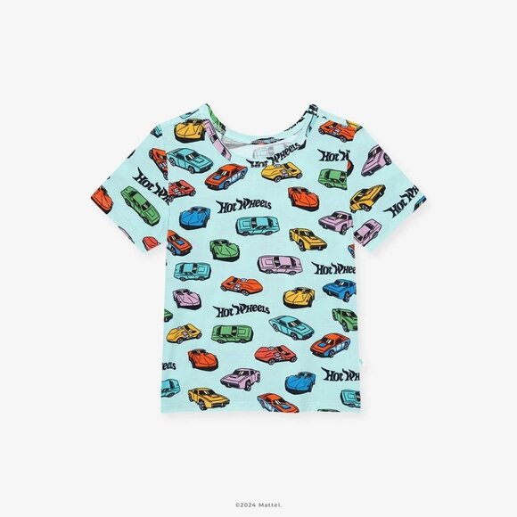 Posh Peanut Other - NWT Posh Peanut Boys Retro‎ Hot Wheels Short Sleeve T-Shirt Size 7-8Y